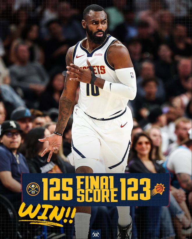 约基奇准绝杀+三双创纪录 掘金逆转太阳取三连胜