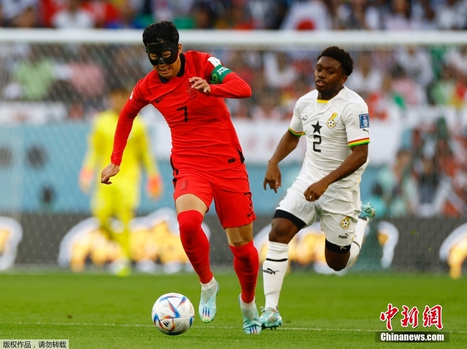 韩国队2-3不敌加纳小组出线前景堪忧